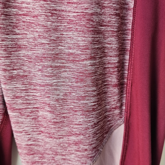 Reebok Active Sport Run Gym Full Length Leggings Burgundy Size S - Picture 3 of 5